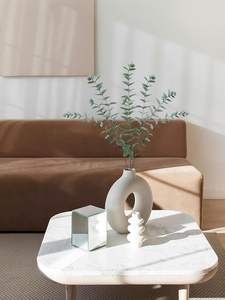 Ramas de Hojas de Eucalipto Artificiales en Oferta, Tallos de Hojas de Plástico para Decoración de Bodas, Hogar y Fotografía - Product Image 2