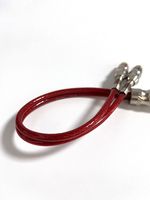 Câble adaptateur Y plaqué or 2 RCA mâles vers 1 RCA femelle 0,3 m blindé audio vidéo pour amplificateur de voiture stéréo OEM d'usine