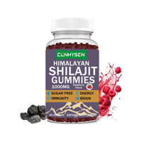 Gummies de Shilajit à Marque Blanche OEM en Promotion pour le Soutien Énergétique et l'Équilibre de l'Humeur avec Notre Mélange Apaisant contre le Stress