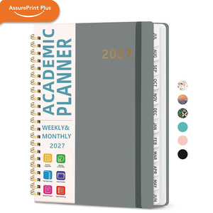 Planificador Académico 2027, Semanal y Mensual, Encuadernado en Espiral, <span class=keywords><strong>Organizador</strong></span> de Negocios, Cuaderno de Papel de 100 g/m² con Pestañas Mensuales, en Stock - Product Image 6