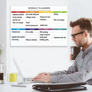 Magnetic Schedule Organizer Planner Calendar Weekly Schedule Calendar Board OEM