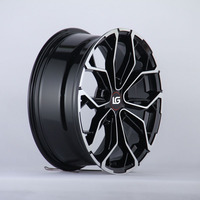 Jantes en alliage haute performance pour voitures particulières Renault Megane Clio RS, 17x7 ET40 5x114.3, finition noire usinée, haute vitesse et stabilité