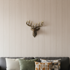 ประติมากรรมโลหะติดผนังแบบทันสมัย,ประติมากรรมทองแดงแขวนผนังรูปหัวที่รัก - Product Image 2