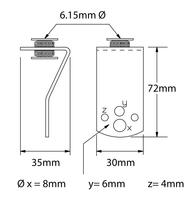 Clip d'isolation acoustique pour plafond suspendu, mur, support de plafond acoustique AH300