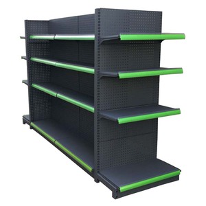 Étagères de supermarché en acier multicouches Chuangmeijia / Étagères murales en métal de haute qualité à double/simple face fixes/<span class=keywords><strong>rotatives</strong></span> - Product Image 4
