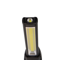 Lampe de travail LED COB rechargeable en aluminium, multifonctionnelle, pliable, avec aimant pour voiture, étanche IP54, 600LM, vente en gros