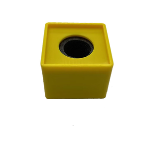 Micrófono Logo Bandera Estación Entrevista en forma cuadrada KTV Mic Station Cubo Entrevista Caja ABS <span class=keywords><strong>Prop</strong></span> Stand Noticias Reportero Inyección - Product Image 6