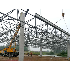 Tùy chỉnh hiện đại chi phí thấp Kết Cấu Thép tán trạm xăng nơi trú ẩn trạm xăng - Product Image 3