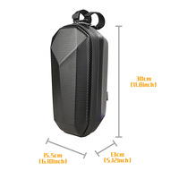 Sac de guidon pour trottinette électrique, pochette de rangement EVA pour vélo, sacs organisateurs à fixer sur le guidon avant du vélo