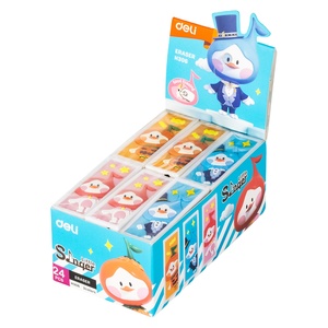 Gommes Deli EH306 pour élèves du primaire, qui ne laissent pas de traces et produisent peu de miettes, idéales pour le dessin et la <span class=keywords><strong>peinture</strong></span> au <span class=keywords><strong>crayon</strong></span>. - Product Image 1