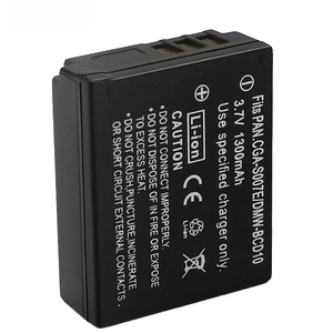 Batterie rechargeable CGA-S007 1300mAh DMW-BCD10 pour Panasonic LUMIX DMC-TZ1 TZ2 TZ3 Certifiée CE RoHS En stock Vente en gros - Product Image 1