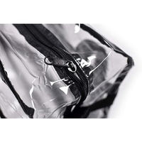 Maßgefertigte Stadion-zugelassene Transparente Tragetasche Einfache Sporttasche mit Reißverschluss Verstellbare Trageriemen Crossbody Messenger Schulterdesigns