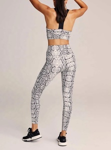 Hot Sale <strong>Snake</strong> Skin Nylon Digital <strong>Print</strong> High Waist <strong>Leggings</strong> Yoga Bra Exercise Sportswear <strong>Leggings</strong> - Product Image 3