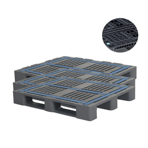 Paletas de Polipropileno/Polietileno HT-047 que Ahorran Espacio, Apilables de Forma Segura, con un Aspecto Elegante, para Uso Industrial, Carga Estática de 13,227 lb - Product Image 1