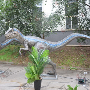 Modelo <span class=keywords><strong>de</strong></span> Dinosaurio <span class=keywords><strong>de</strong></span> Simulación, Velociraptor Eléctrico <span class=keywords><strong>de</strong></span> 6 Metros, Dinosaurio Animatrónico Realista a Gran Escala para Parque Temático - Product Image 4