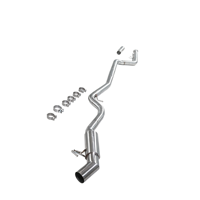 Silencieux arrière simple OEM+ brossé et poli, style canon, sans soupape, montage direct pour BMW M240i G42 B58 3.0T