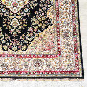 82x122cm <strong>Turkish</strong> Style <strong>Rug</strong> Indian <strong>Uk</strong> Turkey Area Persian Nain Export Silk Carpet Hand-made - Product Image 6
