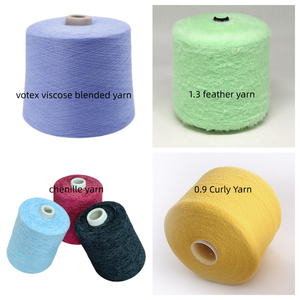 Filato Misto Acrilico e Rayon ad Alta Tenacità, Ecologico, Confortevole e Resistente all'Abrasione per Lavori a <span class=keywords><strong>Maglia</strong></span> e Uncinetto - Product Image 4