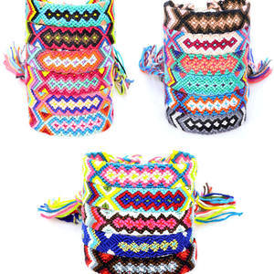FL0819 Moda di <span class=keywords><strong>cotone</strong></span> fatta a mano di amicizia braccialetto brasiliano, tessuto di <span class=keywords><strong>cotone</strong></span> braccialetto di amicizia - Product Image 6