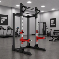 Équipement Commercial de Musculation : Racks de Squat Multifonctionnels, Demi-Rack pour Entraînement de Force et Fitness