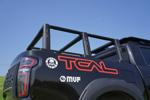 โรลบาร์ TCAL ปรับระดับได้ รุ่น Heavy Duty สีดำด้าน Gen 2 อลูมิเนียม สำหรับรองรับสัมภาระ ดีไซน์ 3 ขา สำหรับรถ<span class=keywords><strong>กระบะ</strong></span> 4x4 แบบยึดติดด้วยสลักเกลียว - Product Image 6