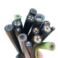 Conector Submarino Circular PAIDE de 5000M de Profundidad, 50/75 Ohmios, Coaxial de Cobre, Bajo Voltaje 300VDC/AC, Cable con Conector Circular
