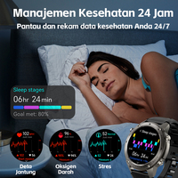 2026 1,43 Zoll AMOLED Sport GPS Wasserdichte Smartwatch BT-Anruf Höhenmesser Kompass Android iOS BZ-DM56 5BAR