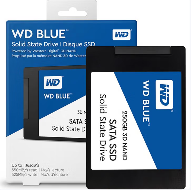 Original W-D Blue SA510 SATA 250GB SSD 2.5Inch Internal Solid State Drive SSD WDS250G2B0A