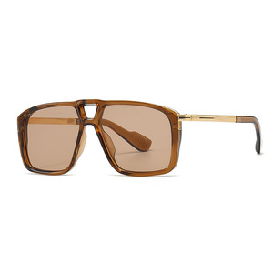 Occhiali da sole da uomo classici 2026 di alta qualità, firmati, alla moda, stile pilota, con doppia montatura, oversize, di lusso, retrò, per la guida - Product Image 6