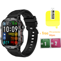 Montre connectée sportive Yiqungo QX11, écran TFT 1,96 pouces, assistant vocal IA, étanche IP67, longue autonomie, boîtier en alliage, suivi du sommeil et des activités