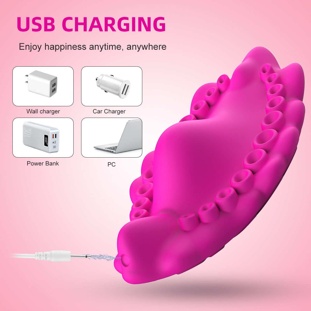 Remote Control Viboators For Women Blissjoy Wireless APP Control Vibrating  Panty Massager – Waterproof, Lacy Design, Panty Not Included