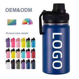 Bouteille d'eau sport isotherme en acier inoxydable 12 oz, isolation sous vide 12-24h, design minimaliste écologique, vente en gros - Product Image 3