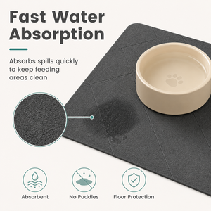 <span class=keywords><strong>Tappetino</strong></span> <span class=keywords><strong>per</strong></span> Alimentazione Animali in Silicone e Diatomite |   100% Impermeabile, 6 Misure, Grado Alimentare |   <span class=keywords><strong>Tappetino</strong></span> Antiscivolo ad Asciugatura Rapida <span class=keywords><strong>per</strong></span> Ciotole di <span class=keywords><strong>Cani</strong></span> e Gatti - Product Image 2