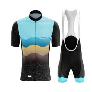 Combinaison de cyclisme d'été à manches courtes pour hommes, à séchage rapide, <span class=keywords><strong>tenue</strong></span> de cyclisme GEL Team pour les compétitions, vêtements de vélo - Product Image 1