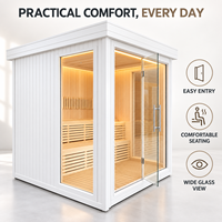Salle de sauna sur mesure OEM, dimension personnalisée, construite sur mesure pour le repos intérieur, le bien-être et une zone de loisirs confortable
