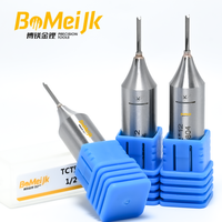 BoMeiJK CNC TCT 2 Flute 45 Helix Straight Router Bit Solid Shank Woodworking Milling Cutter ODM/OEM