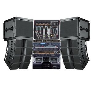K10 dual 10 pulgadas altavoces de matriz de línea activa sistema de audio profesional sonido alimentado sistema de altavoces de matriz de línea - Product Image 1