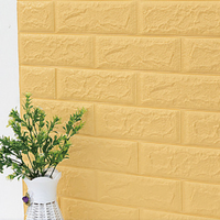 Longtemps rose blanc vert XPE panneaux muraux 3D brique papier peint mousse autocollant mural pour la décoration de la maison