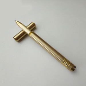 High-End Anti-Rolling Hexagonal Twist <b>Pen</b> Electroplated Stainless Steel Ballpoint <b>Pen</b> - Product Image 3