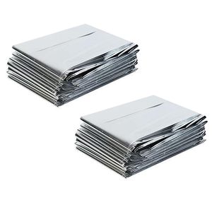 Mantas Térmicas de Emergencia Impermeables, Reflectantes del Calor, Isotérmicas, de Mylar para Primeros Auxilios y Rescate - Product Image 1