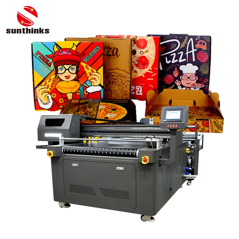 Sunthinks de la fábrica de Shenzhen un pase impresora Digital para cartón corrugado