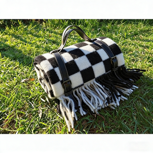 Couverture <span class=keywords><strong>de</strong></span> <span class=keywords><strong>lit</strong></span> rectangulaire en laine DAHAI, douce et tissée, <span class=keywords><strong>de</strong></span> haute qualité, légère, facile à nettoyer, idéale pour l'alpinisme - Product Image 1