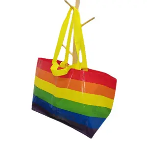 Sacos recicláveis PP laminou o saco tecido impermeável personalizado cor imprimindo o saco tecido portátil