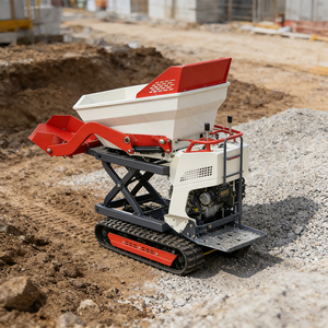 Accessoires universels de qualité supérieure avec durée de vie prolongée, mini-<span class=keywords><strong>dumper</strong></span> sur chenilles à chenilles de traînée hydrauliques - Product Image 4