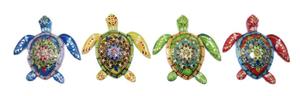 Tortue de mer dorée, style océanique, pour présentation ou comme aimant - Product Image 3