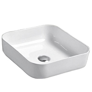 Lavello di forma rettangolare di piccole <span class=keywords><strong>dimensioni</strong></span> per il bagno degli alberghi dell'armadietto a mano del bagno moderno fatto a mano - Product Image 1
