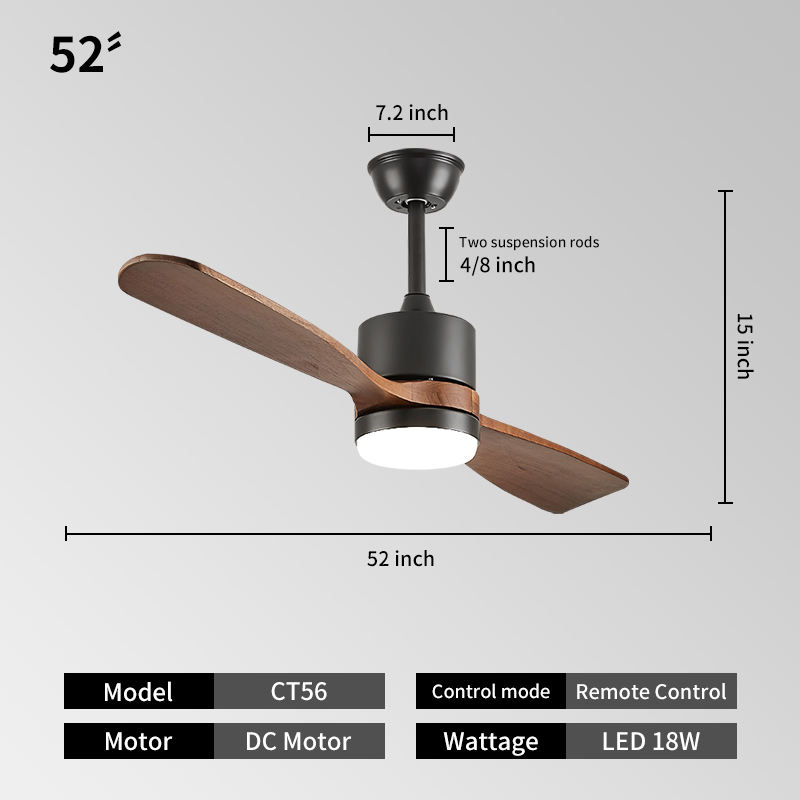 สีดำ + ไม้สีเข้ม + 52