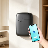 Diffuseur d'huiles essentielles intelligent à commande Bluetooth, portable, mini, pour la maison, à fixer au mur, personnalisé