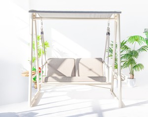 Silla columpio de patio para dos personas - Product Image 1