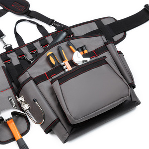 Sac de ceinture pour outils Shuangmeng'er Y015 en tissu Oxford robuste avec fermeture à boucle pour outils de menuiserie, d'électricité et de quincaillerie - Product Image 3